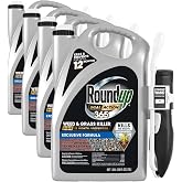 Roundup Dual Action 365 Weed &amp; Grass Killer Plus 12 Month Preventer, 1 gal., Wand (Pack of 4)