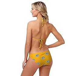 FOCO Women's NFL Team Logo Ladies Bathing Swim Wear