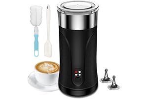 Ovetedot Milk Frother, 4-in-1 Milk Frother and Steamer, Automatic Hot and Cold Foam Maker and Milk Warmer