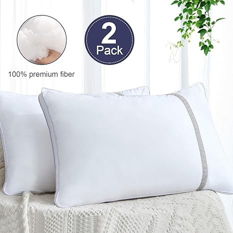Bedstory Pillows For Sleeping 2 Pack Hotel Pillow Down