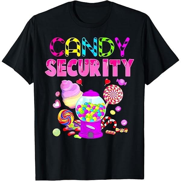 Amazon.com: Candy Land Costumes Adult Candy Security Funny T-Shirt