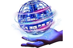 Isifil Tecno Flying Orb ball Toy, Cosmic Globe Boomerang Hover Ball Galactic Fidget Spinner Kids Adults Outdoor Fly Toy Birthday Gift Cool Stuff for Boys Girls 6 7 8 9 10+ Year Old (Blue)