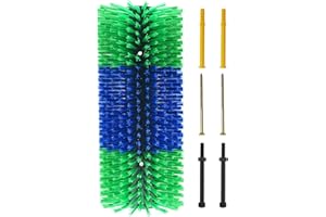 SAYUTIE Livestock Scratching Brush Horse Massage Grooming Brushes with 4 Screws for Goat,Cattle,Cow,Sheep, Horses,Pigs and Other Animal Back Scratching
