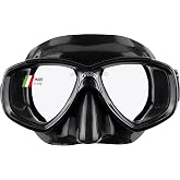 Cressi Adult Small Inner Volume Silicone Mask for Scuba, Snorkeling - Perla: Made in Italy by Cressi