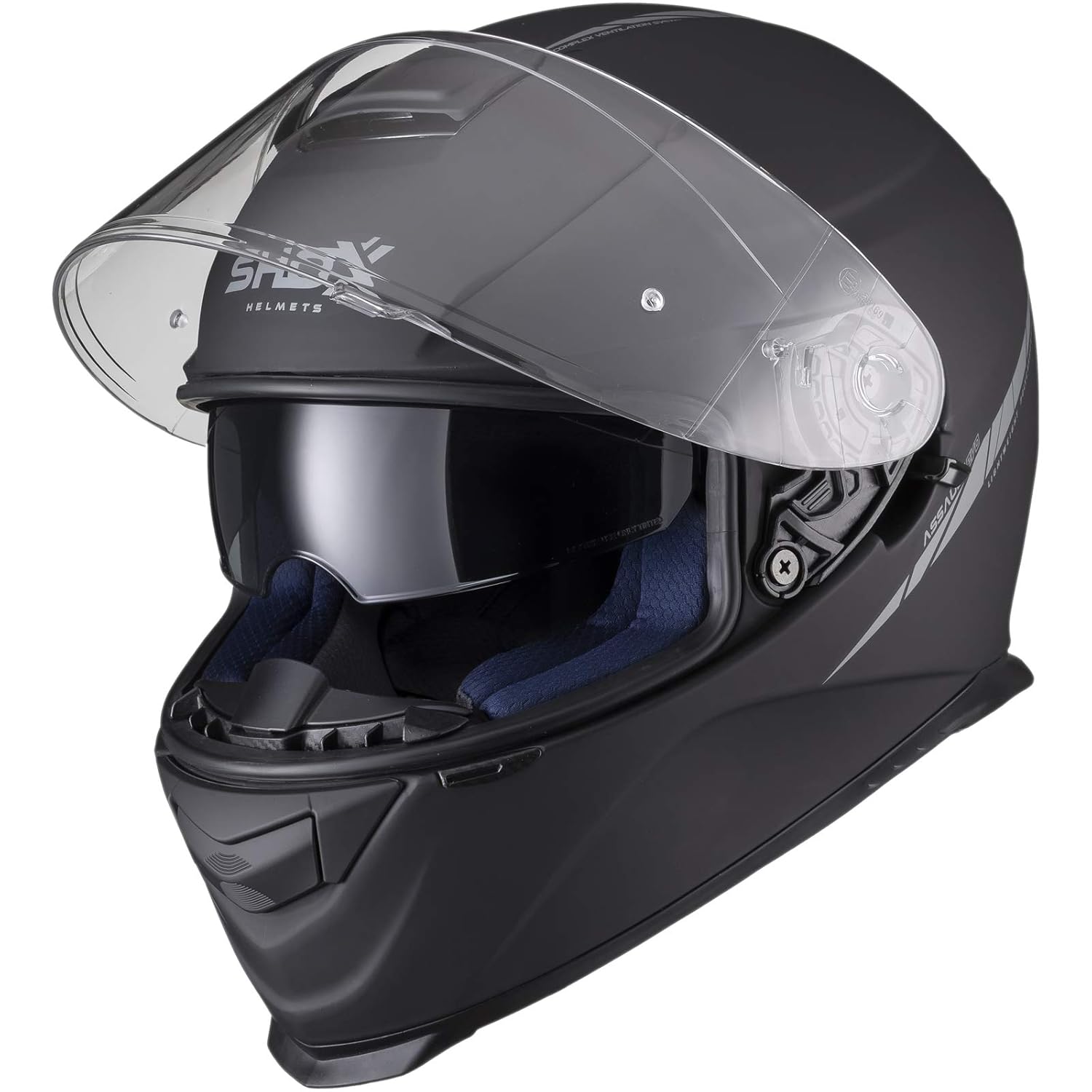 Shox Assault Evo Motorcycle Helmet Amazon.co.uk Car & Motorbike