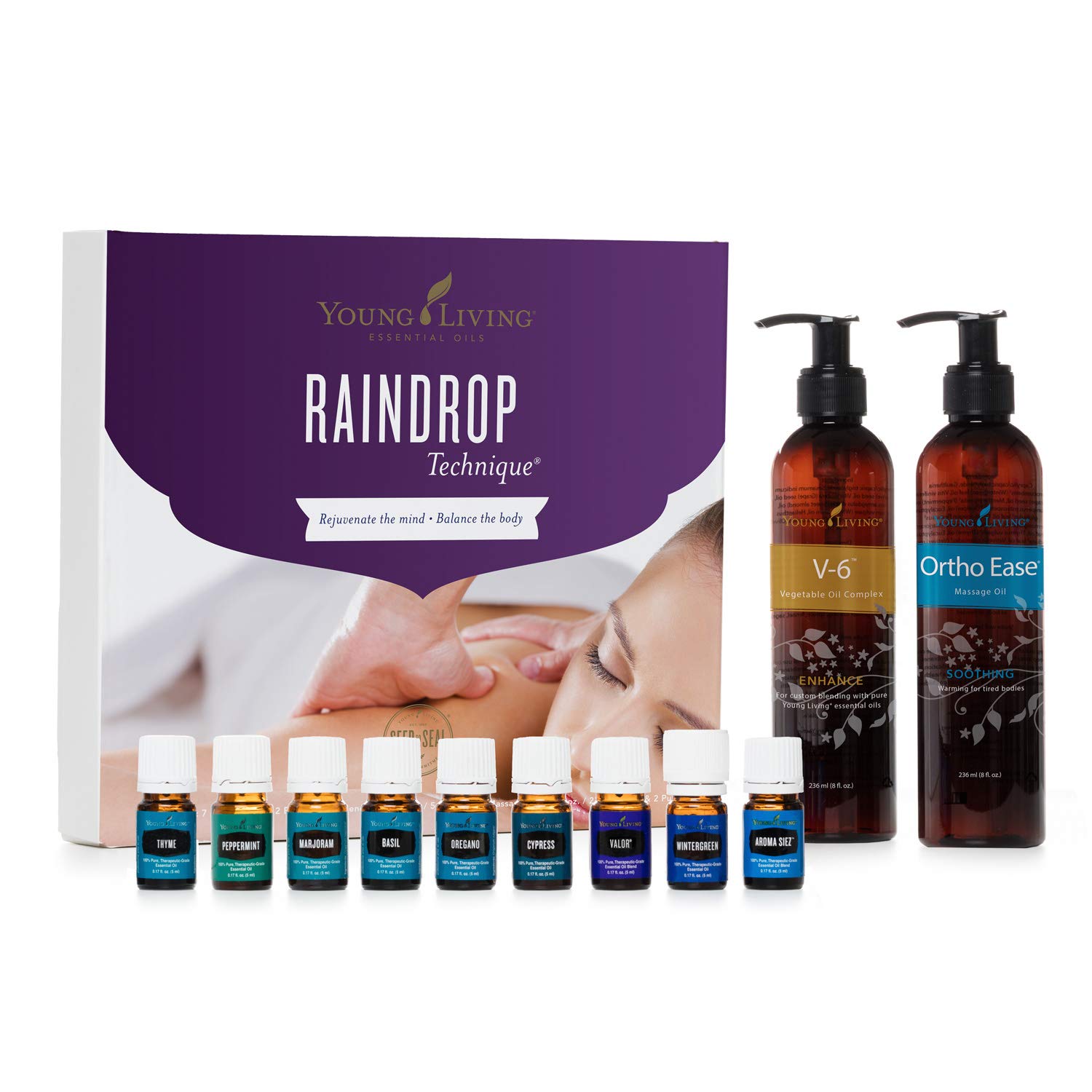 Amazon Com Young Living Raindrop Technique Essential Oil Collection Beauty