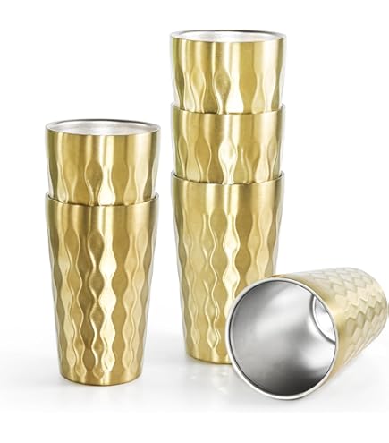 thumbnail image 2 of Mimorou 20 Pack 16 Oz Stainless Steel Pint Cups Metal Cups Unbreakable 2 of 12