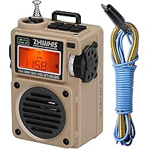 Amazon.com: ZHIWHIS Shortwave Radio, MP3 Player with Weather