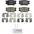 BOSCH BC1212 QuietCast Premium Ceramic Disc Brake Pad Set - Compatible With Select Lexus ES300h, ES350, HS250h; Pontiac Vibe;