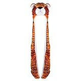 Super Z Outlet Tiger Cute Plush Animal Winter Ski