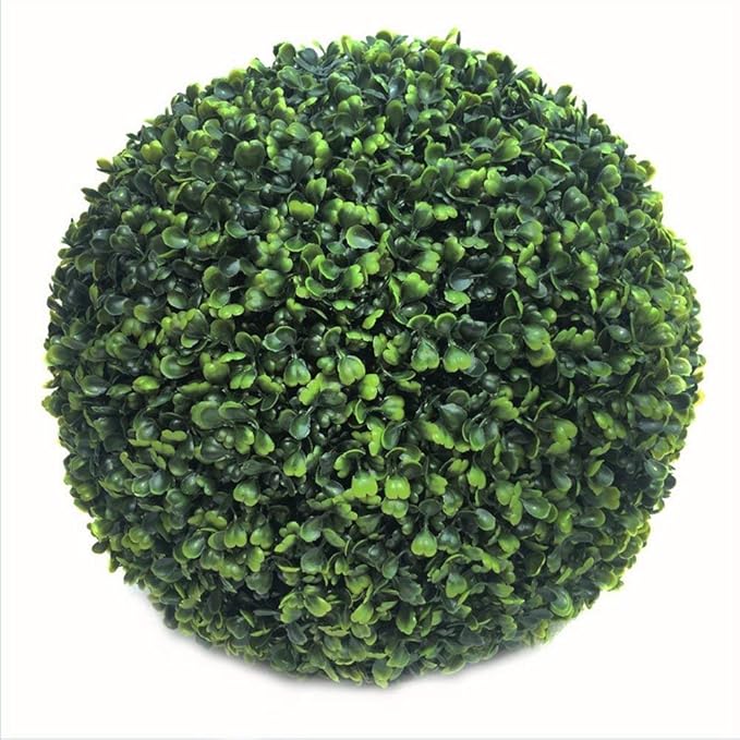 Maiaroj Artificial Topiary Balls Plastic Plants Grass Ball,Milan grass