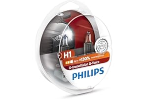 Philips H1 12V 55W P145s Xtreme Vision GForce 130% Pack of 2
