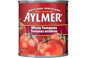 Aylmer Whole Tomatoes, 796 ml, Pack of 8