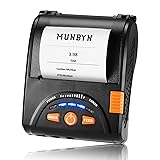 MUNBYN Bluetooth Receipt Printer, 58mm Mini