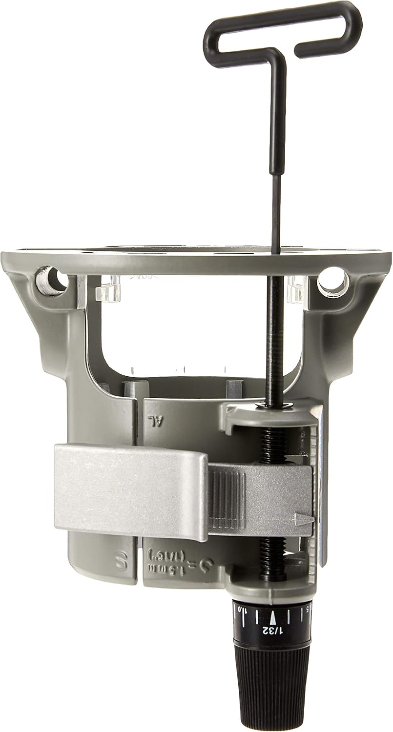 BOSCH Under-Table Router Base with Above-Table Hex Key RA1165, Silver - Router Accessories - 