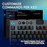 Logitech G G915 X Lightspeed TKL Low-Profile Wireless Gaming Keyboard UK view 4