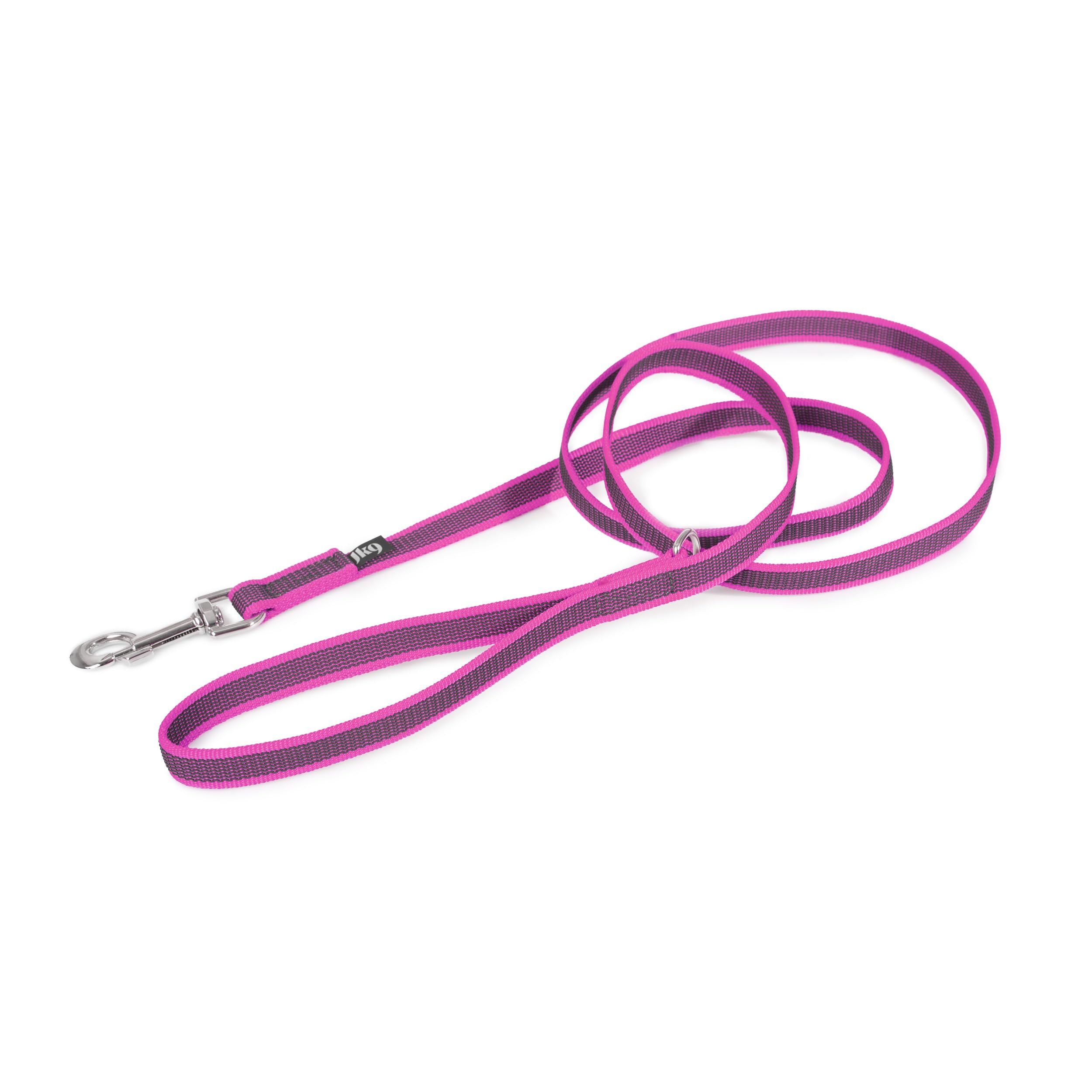 Color & Gray Super-Grip Leash with Handle, and D-Ring, 20 mm x 1,8 m, Pink-Gray