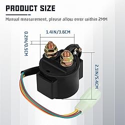LOCOPOW 2PC GY6 Starter Solenoid Relay for 4-Stroke