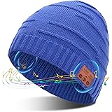 Bluetooth Beanie for Men,Music Winter Hat for Outdoor,Unique Christmas Tech Gifts for Men Women Teen Dad Kids