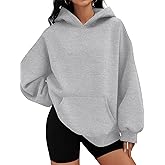 LOMON Hoodies for Women Oversized Sweatshirt Hooded Long Sleeve Casual Fleece Tops Pullover Sweater with Pocket