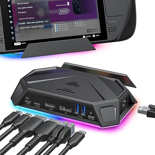 その他 Steam Deck OLED 1TB + JSAUX Dock Amazon.com: JSAUX RGB Docking Station for Steam Deck (OLED