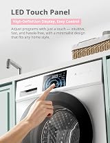 COMFEE' 10kg Washing Machine A-10% Energy BLDC 1400rpm White view 5