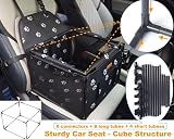 GoBuyer Waterproof Pet Car Seat Booster Carrier Box 40x40cm Black view 6