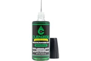 Clenzoil Field & Range Gun Cleaner Lubricant Protectant [CLP] Needle Oiler | Gun Cleaner + Lube in One | 1oz. Bottle of Gun Oil w/Steel Precision Needle Oiler Tip