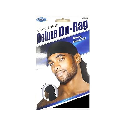 Dream Du-Rag (Smooth &amp; Thick 3 Pack, Black)
