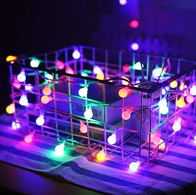 Rock Ninja Multicolour Globe Fairy Lights 6M 40 LED Battery Operated
