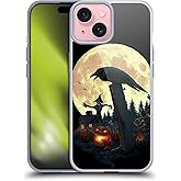 Head Case Designs Officially Licensed Christos Karapanos Halloween Theme Horror 2 Gel Case [Military Grade Protection] Compatible with Apple iPhone 15 and Compatible with MagSafe