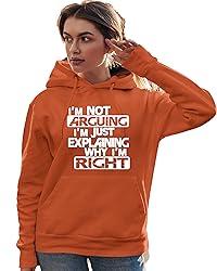 Go All Out 3X-Large Orange Mens I'm Not Arguing I'm