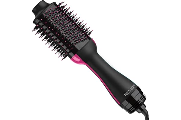 Revlon RVDR5222F One-Step Volumizer and Ionic Hair Dryer with Advanced Ionic Technology, Hot Air Brush, Less Frizz, 3 Heat/ 2
