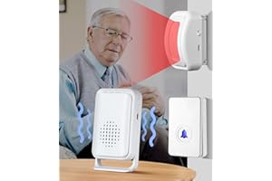 YIWEI Newly Upgraded 2025 Bed Alarm for Elderly Dementia Patients - Wireless Bed Alarm & Caregiver Pager with Fall Detection (1 Sensor + 1 Receiver + 1 Pager)