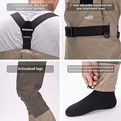 BASSDASH Men’s Breathable Chest and Waist