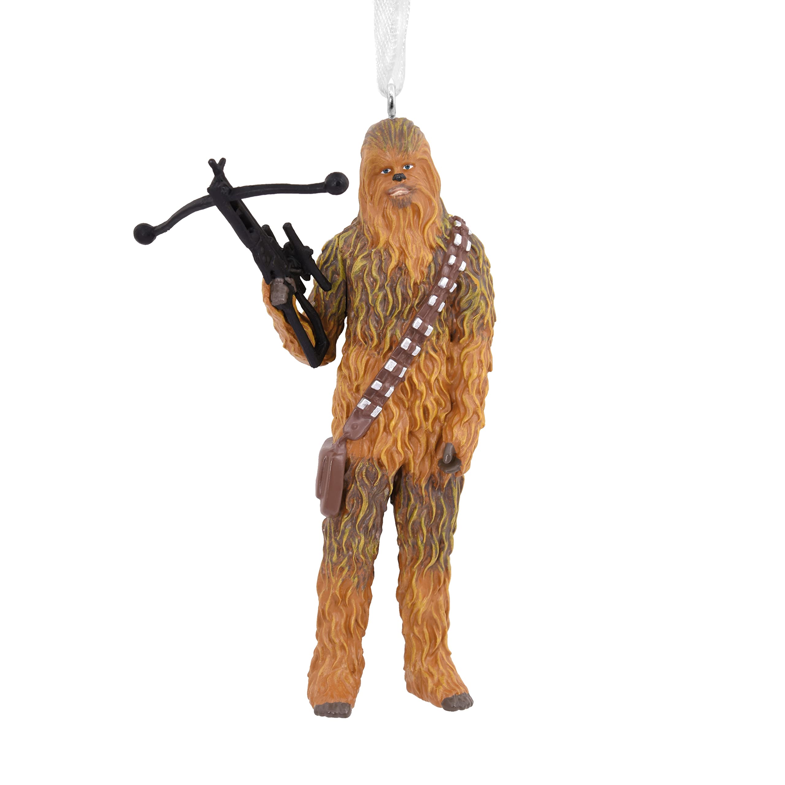 Hallmark Star Wars Chewbacca With Bowcaster Christmas Ornament, Brown, H 9.4cm by W 5.1cm by L 3.5cm, 25574832 — image 1
