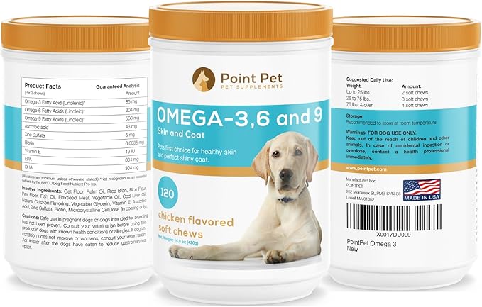 dog food with omega 3 and 6