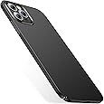 CASEKOO Slim Fit Compatible with iPhone 12 Pro Max Case, Ultra Thin Hard Plastic Protective Phone Case Cover with Matte Finish Coating Cases 6.7 inch, Graphite Black