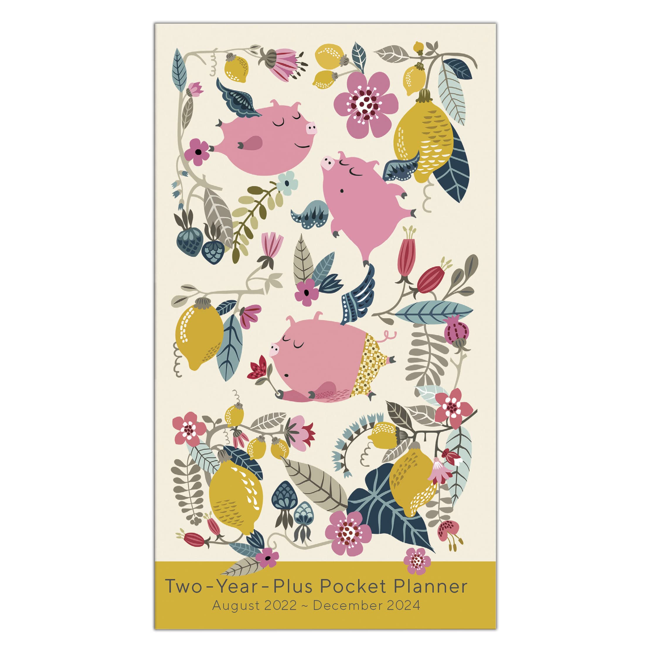 Playful Pigs August 2022 - December 2024 Two-Year-Plus Pocket Planner (CHECKBOOK2 YEAR POCKET PLANNER)