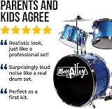 Music Alley Junior Drum Kit 3 Piece with Stool and Drumsticks view 7