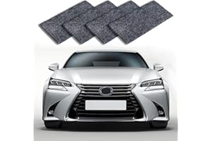 HONBQYCC Nano Sparkle Cloth 4 Pack, Aluminum Oxide & Zirconia Alumina, Car Scratch Remover, Gray, For Car Paint, Metals, Plastics, Composites