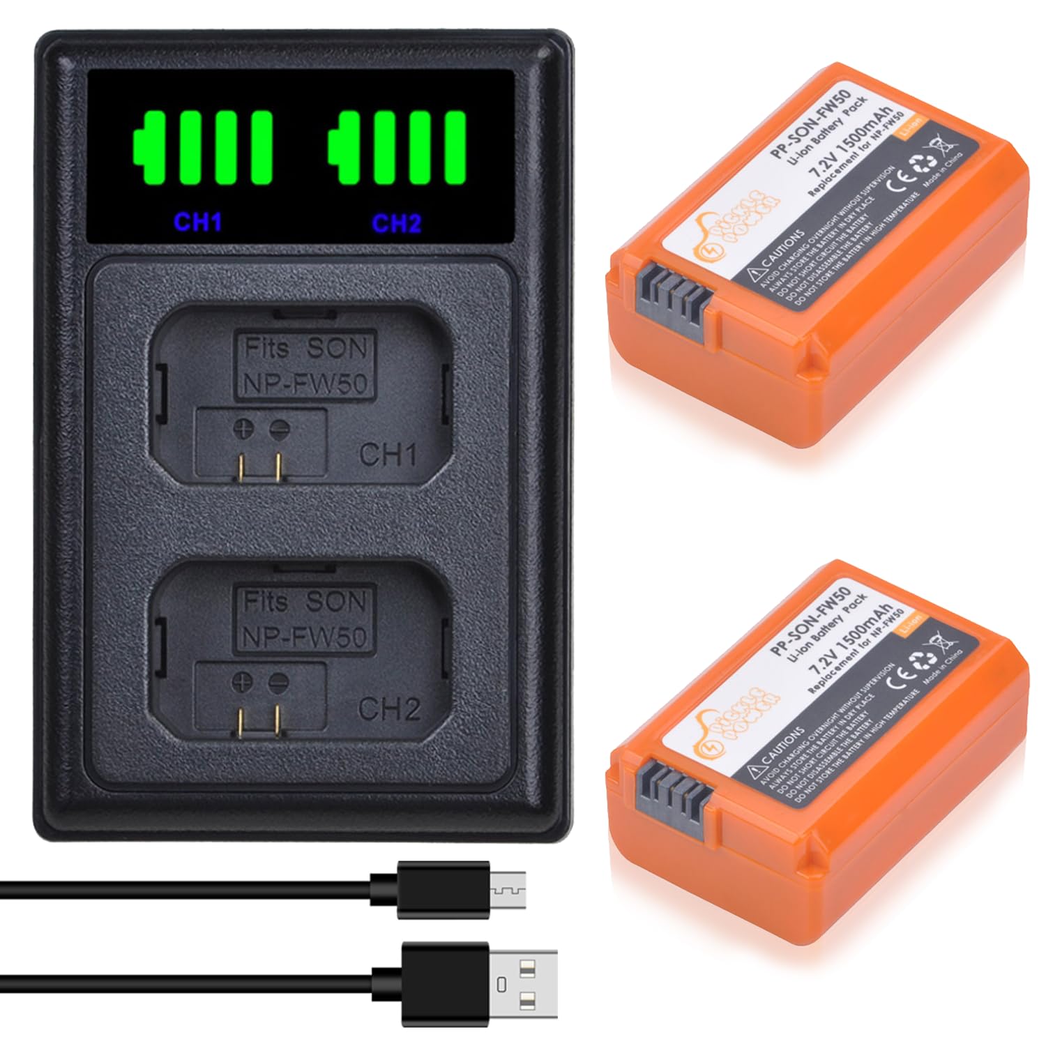 Pickle Power NP-FW50 Battery and LED Display