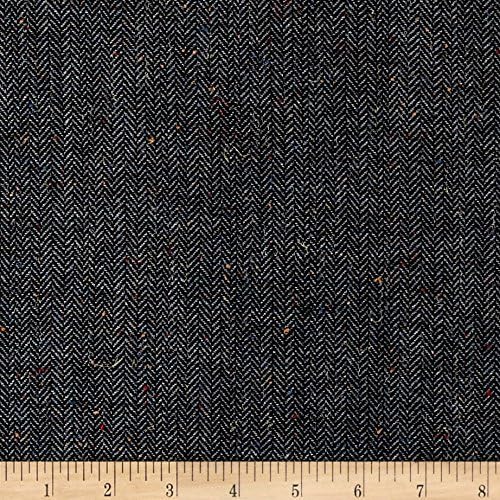 Tweed Suiting Herringbone Multi Fabric By The Yard