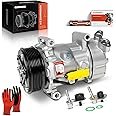 A-Premium Air Conditioner AC Compressor with Clutch Compatible with Mini Cooper 1.6L 2007-2016, Cooper Paceman Countryman1.6L 2011-2016