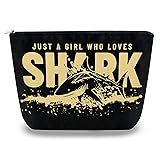 Sugchairo Shark Gifts For Women Small Makeup Bag