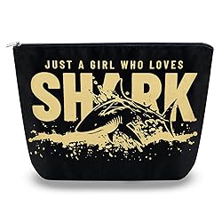 Sugchairo Shark Gifts For Women Small Makeup Bag