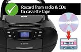 Denver TDC-280 Portable Radio CD Tape Cassette Player DAB+ FM Clock view 7