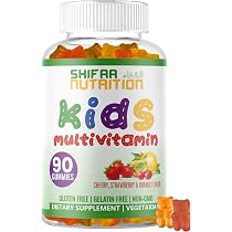 Amazon.com: SHIFAA NUTRITION Halal Kids Multivitamin Gummies, 45 ...