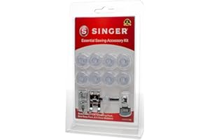 SINGER | Sewing Kit for Adults and Kids - Basic Beginner Friendly Set - Includes Presser Feet Rolled Hem, Gathering, Sew Easy