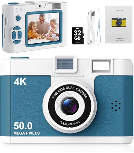 Amazon.com: 50.0 Mega Pixels Kids Camera for 5-13 Year Old Girls